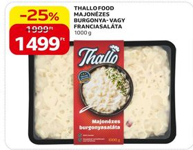 Thallo Food THALLO FOOD MAJONÉZES BURGONYA- VAGY FRANCIASALÁTA – Auchan