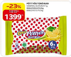 Pöttyös PÖTTYÖS TÚRÓ RUDI – Auchan