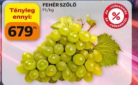 FEHÉR SZŐLŐ – Auchan