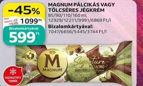 Magnum MAGNUM PÁLCIKÁS VAGY TÖLCSÉRES JÉGKRÉM – Auchan