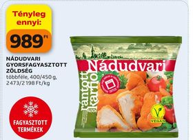 NÁDUDVARI GYORSFAGYASZTOTT ZÖLDSÉG – Auchan
