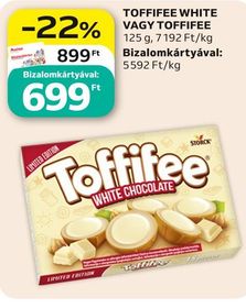 Toffifee TOFFIFEE WHITE VAGY TOFFIFEE – Auchan