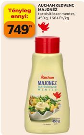 Auchan AUCHAN KEDVENC MAJONÉZ – Auchan