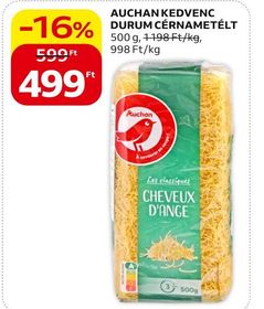 Auchan AUCHAN KEDVENC DURUM CÉRNAMETÉLT – Auchan