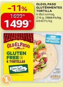 OLD EL PASO GLUTÉNMENTES TORTILLA – Auchan