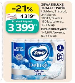 Zewa ZEWA DELUXE TOALETTPAPÍR – Auchan