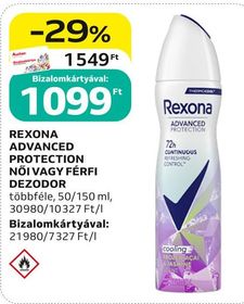 Rexona REXONA ADVANCED PROTECTION NŐI VAGY FÉRFI DEZODOR – Auchan