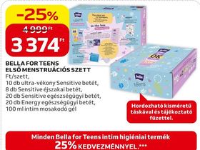 Bella BELLA FOR TEENS ELSŐ MENSTRUÁCIÓS SZETT – Auchan