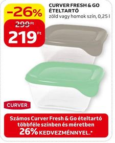 CURVER FRESH & GO ÉTELTARTÓ – Auchan