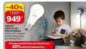 OSRAM KÖRTE LED FÉNYFORRÁS – Auchan