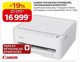 Canon CANON TS4150I MULTIFUNKCIÓS, TINTASUGARAS NYOMTATÓ – Auchan