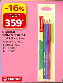 STABILO SZÍNES CERUZA – Auchan