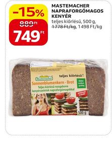 Mastemacher MASTEMACHER NAPRAFORGÓMAGOS KENYÉR – Auchan