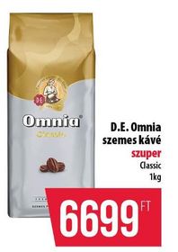 D.E. Omnia szemes kávé – Coop
