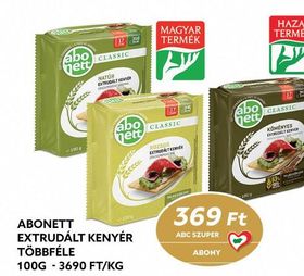 Abonett ABONETT EXTRUDÁLT KENYÉR – Coop