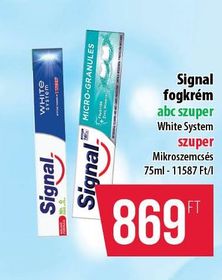 Signal fogkrém – Coop