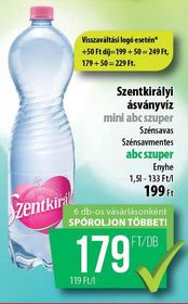 Szentkirályi ásványvíz – Coop