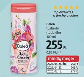Balea tusfürdő – dm