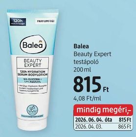 Balea Beauty Expert testápoló – dm