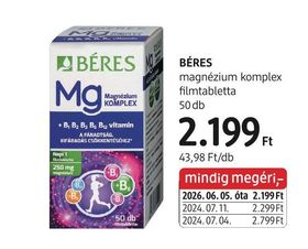 BÉRES magnézium komplex filmtabletta – dm