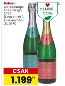 Bohém száraz pezsgő, édes pezsgő – Spar