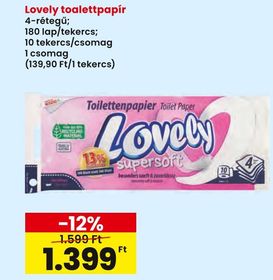 Lovely toalettpapír – Spar