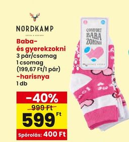 NORDKAMP Baba- és gyerekzokni – Spar
