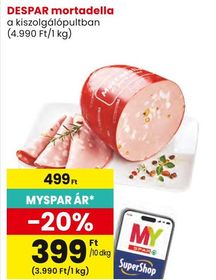 DESPAR mortadella – Spar