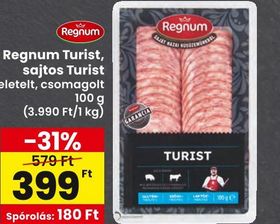 Regnum Turist, sajtos Turist – Spar