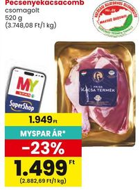 Pecsenyekacsacomb – Spar