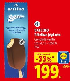 BALLINO Pálcikás jégkrém – Lidl
