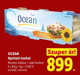 OCEAN Aprított tonhal – Lidl