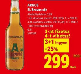 ARGUS EL Bravos sör – Lidl