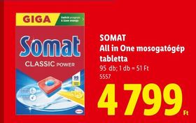 SOMAT All in One mosogatógép tabletta – Lidl