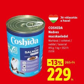 COSHIDA Nedves macskaeledel – Lidl
