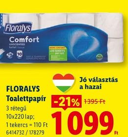 FLORALYS Toalettpapír – Lidl