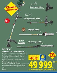 PARKSIDE Benzines 4 az 1-ben készülék – Lidl