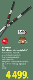 PARKSIDE Teleszkópos sövényvágó olló – Lidl
