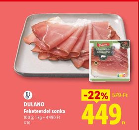 DULANO Feketeerdei sonka – Lidl