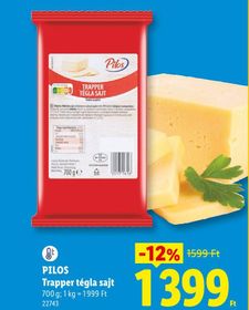 PILOS Trapper tégla sajt – Lidl