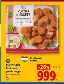 CHEF SELECT Panírozott pulyka nuggets – Lidl