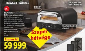 SILVERCREST Elektromos pizzakemence – Lidl