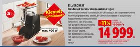 SILVERCREST Húsdaráló paradicsompasszírozó fejjel – Lidl
