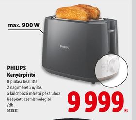 PHILIPS Kenyérpirító – Lidl