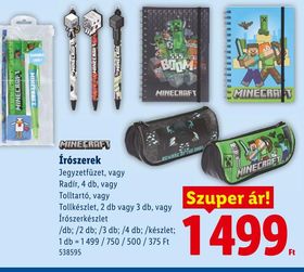 MINECRAFT Írószerek – Lidl