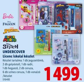 UNDERCOVER Licenc iskolai készlet – Lidl