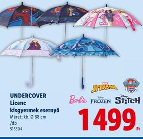 UNDERCOVER Licenc kisgyermek esernyő – Lidl