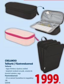 CRELANDO Tolltartó / Füzetrendszerező – Lidl