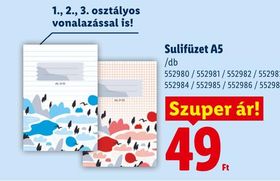 Sulifüzet A5 – Lidl