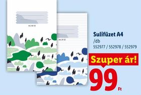Sulifüzet A4 – Lidl
